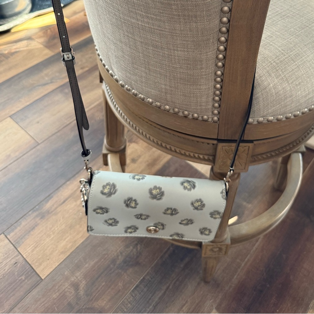 Fresh, Floral Crossbody Coach Bag